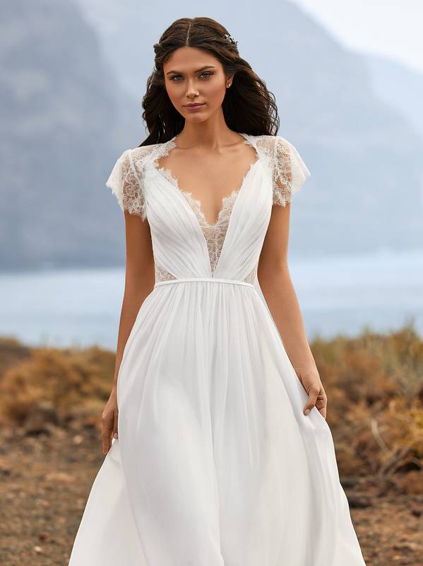 Spitze schlicht hochzeitskleider Brautkleider Online